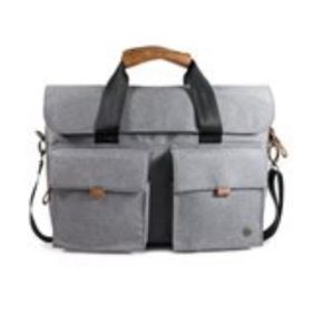 PKG Slim Brief Plus Messenger Bag (Light Gray)